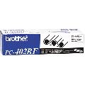 Brother Genuine PC402RF BLACK FAX/Film Ribbon (TWIN PACK) for Brother FAX-1280/1980MC/645/685MC/727/737MC/780/827/837MC/960/MFC960MC [PC-402RF] (145 Pages Yield)